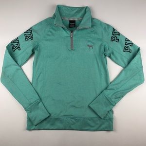 Pink Victoria’s Secret Zip Up Athletic Sweater XS